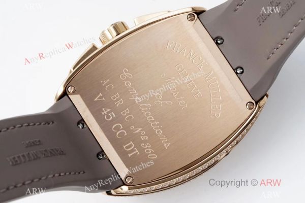 Swiss Grade One Copy Franck Muller Vanguard Yachting V45 Seagull 7750 Watch Diamond Case Brown Dial Swiss Grade One Copy Franck Muller Vanguard Yachting V45 Seagull 7750 Watch Diamond Case Brown Dial