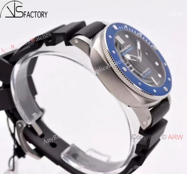 New 2021 Panerai PAM 1209 Submersible Azzurro Blue 42mm Watch VSF Panerai New 2021 Panerai PAM 1209 Submersible Azzurro Blue 42mm Watch VSF Panerai