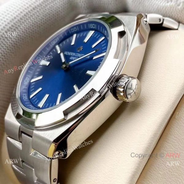 Copy Vacheron Constantin Geneve Overseas Rhodium Grey Stainless Steel Watches with No Date Copy Vacheron Constantin Geneve Overseas Rhodium Grey Stainless Steel Watches with No Date