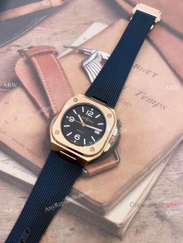 2021 New Copy Bell Ross BR05 Automatic Watch Rose Gold 42mm Mens 2021 New Copy Bell Ross BR05 Automatic Watch Rose Gold 42mm Mens