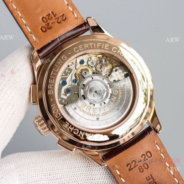 JH Factory Swiss Breitling Premier B01 Chronograph Watches Asia7750 Rose Gold JH Factory Swiss Breitling Premier B01 Chronograph Watches Asia7750 Rose Gold