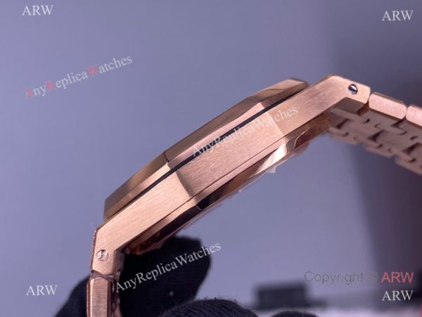 JF Factory Swiss Audemars Piguet 15410 Frosted Gold Blue Dial Watch 37mm Lady JF Factory Swiss Audemars Piguet 15410 Frosted Gold Blue Dial Watch 37mm Lady