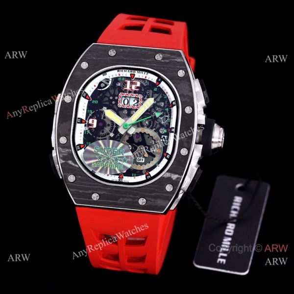 Best RM 62-01 Richard Mille Tourbillon Vibrating Alarm ACJ Green Rubber Band Watch Replica Best RM 62-01 Richard Mille Tourbillon Vibrating Alarm ACJ Green Rubber Band Watch Replica