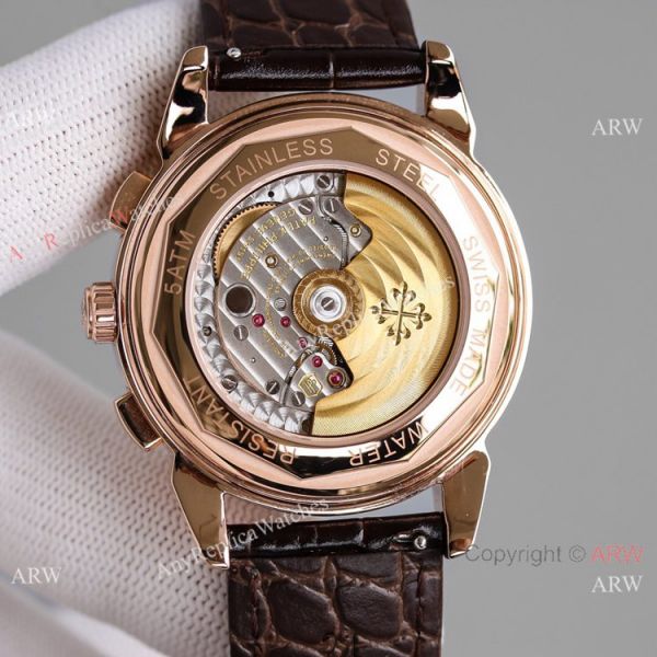 JH Swiss Copy Patek Philippe Perpetual Calendar Chronograph Rose Gold Watch JH Swiss Copy Patek Philippe Perpetual Calendar Chronograph Rose Gold Watch