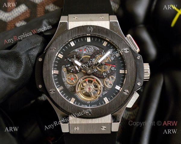 2021 Copy Hublot Big Bang Tourbillon 45mm Watches Stainless Steel 2021 Copy Hublot Big Bang Tourbillon 45mm Watches Stainless Steel