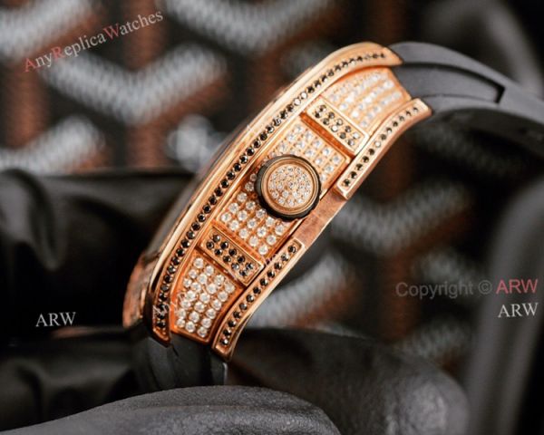 Rose Gold Richard Mille RM 51-02 Tourbillon Diamond Twister Knockoff Watch Rose Gold Richard Mille RM 51-02 Tourbillon Diamond Twister Knockoff Watch