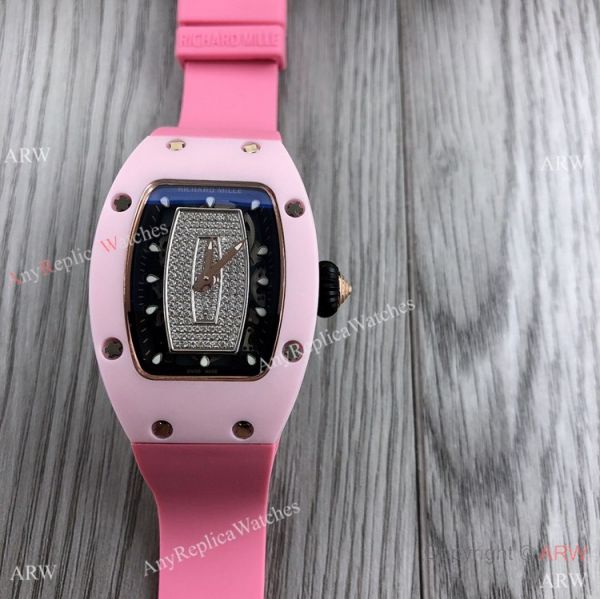 Swiss Quality Copy Richard Mille Rm007-1 Women Watch PinkRose Gold Case Swiss Quality Copy Richard Mille Rm007-1 Women Watch PinkRose Gold Case