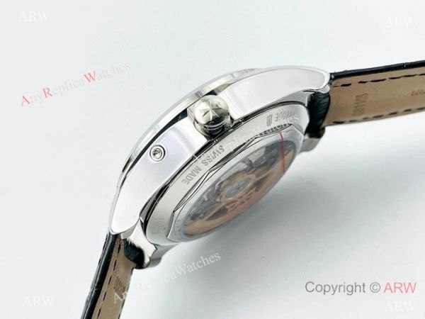 TW V2 Vacheron Constantin Fiftysix (day-date) Replica watch Black Dial Leather Strap TW V2 Vacheron Constantin Fiftysix (day-date) Replica watch Black Dial Leather Strap
