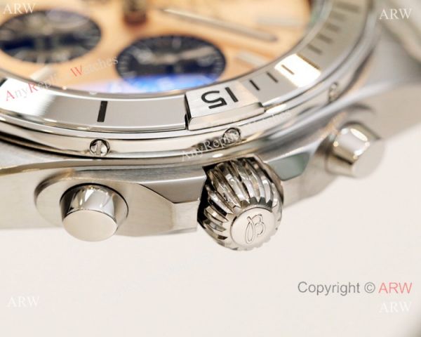 2021 New Super Clone Breitling Chronomat 1:1 GF Factory Watch Rose Gold Dial 2021 New Super Clone Breitling Chronomat 1:1 GF Factory Watch Rose Gold Dial