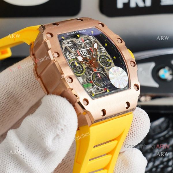 Best Richard Mille RM11-03 Felipe Massa Flyback Chronograph Dial Rose Gold Replica Watches Best Richard Mille RM11-03 Felipe Massa Flyback Chronograph Dial Rose Gold Replica Watches