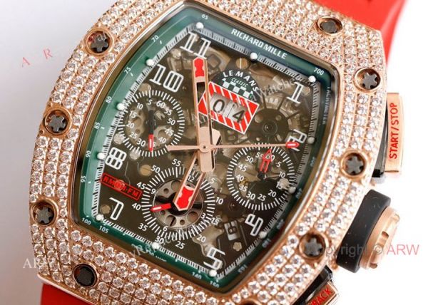 Diamond Richard Mille RM 11-FM Felipe Massa Chronograph Watches Best Replica Diamond Richard Mille RM 11-FM Felipe Massa Chronograph Watches Best Replica
