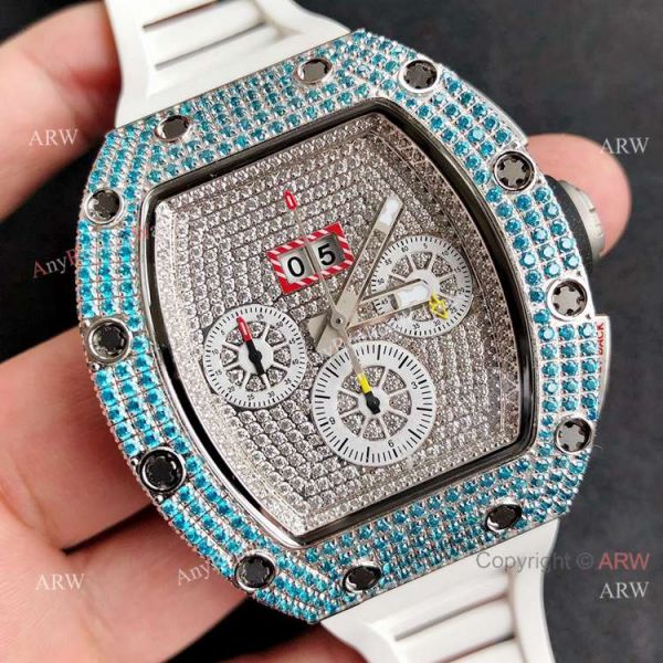 New Diamond Richard Mille RM 11-FM Flyback Chronograph Asia 7750 Watch Replica New Diamond Richard Mille RM 11-FM Flyback Chronograph Asia 7750 Watch Replica
