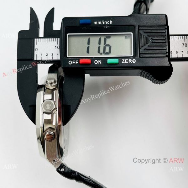 Best Copy Audemars Piguet Chronograph Royal Oak Watch Black Leather Strap Best Copy Audemars Piguet Chronograph Royal Oak Watch Black Leather Strap