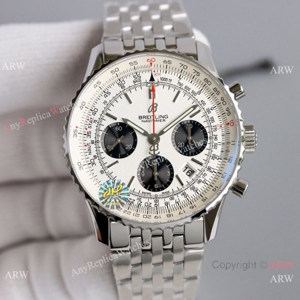 JH Factory Swiss Breitling Navitimer 01 Blue White Dial Watch 7750 Movement JH Factory Swiss Breitling Navitimer 01 Blue White Dial Watch 7750 Movement