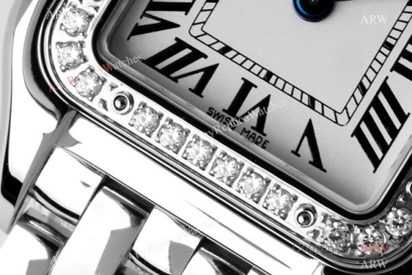 BV Factory Cartier Panthere De Stainless Steel Diamond 22mm Watch AAA Swiss Replica Cartier Watch BV Factory Cartier Panthere De Stainless Steel Diamond 22mm Watch AAA Swiss Replica Cartier Watch