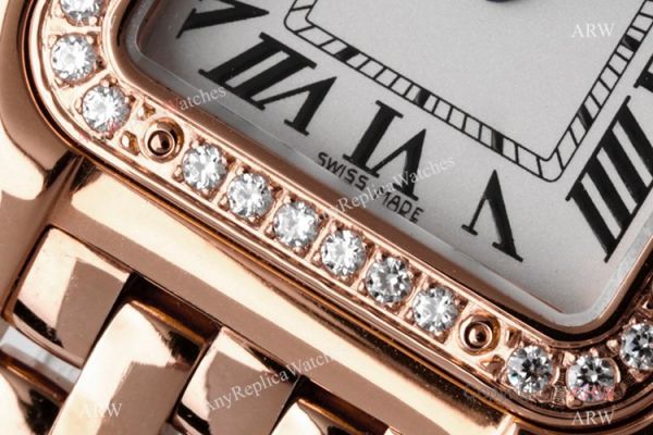 BV Factory Cartier Panthere De Swiss Quartz Watch Rose Gold Diamond Bezel 22mm for Women BV Factory Cartier Panthere De Swiss Quartz Watch Rose Gold Diamond Bezel 22mm for Women