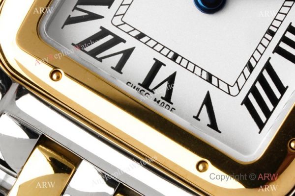 BV factory 1:1 Replica Panthere De Cartier 22mm Watch Two Tone White Dial BV factory 1:1 Replica Panthere De Cartier 22mm Watch Two Tone White Dial