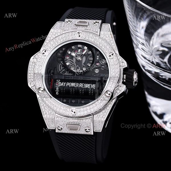 High Quality Replica Hublot Big Bang MP-11 Watch With Diamonds 45mm High Quality Replica Hublot Big Bang MP-11 Watch With Diamonds 45mm