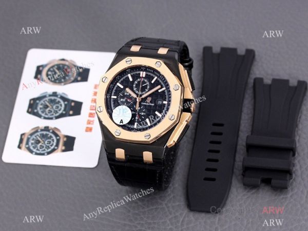 JF 1:1 Swiss Audemars Piguet AP Royal Oak Offshore 26406FR Black and Rose Gold Watch Super Clone JF 1:1 Swiss Audemars Piguet AP Royal Oak Offshore 26406FR Black and Rose Gold Watch Super Clone