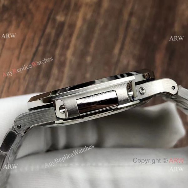PPF Super Clone Patek Philippe Geneve Nautilus Moon phase Stianless Steel Gradient Blue Watch 40mm PPF Super Clone Patek Philippe Geneve Nautilus Moon phase Stianless Steel Gradient Blue Watch 40mm