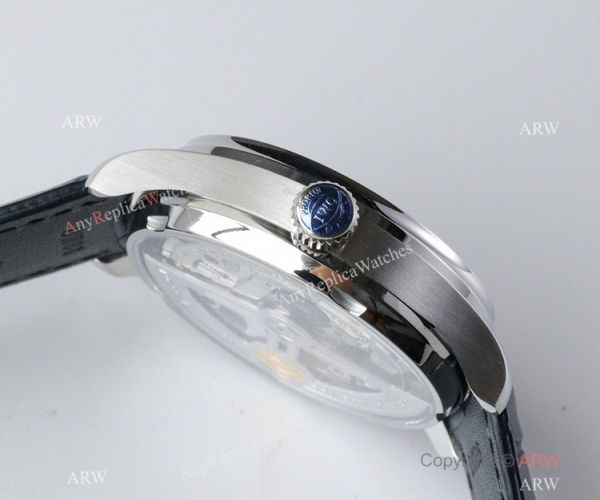 Super Clone IWC Portugieser 7 Days ZF Factory IW500107 Blue Leather Strap 1:1 Copy Watch Super Clone IWC Portugieser 7 Days ZF Factory IW500107 Blue Leather Strap 1:1 Copy Watch