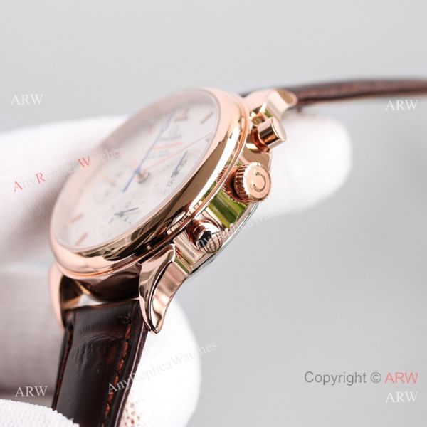 JH Swiss Copy Omega Speedmaster 7750 Chronograph Rose Gold Watch 42mm JH Swiss Copy Omega Speedmaster 7750 Chronograph Rose Gold Watch 42mm
