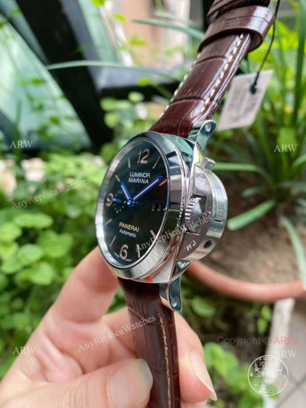 New Panerai 2021 Copy Panerai Green Dial Marina Watch 44mm Green Leather Strap New Panerai 2021 Copy Panerai Green Dial Marina Watch 44mm Green Leather Strap