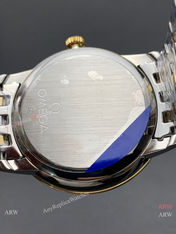 MKS Factory Omega Classic De Ville 9015 Watch Two Tone White Dial MKS Factory Omega Classic De Ville 9015 Watch Two Tone White Dial