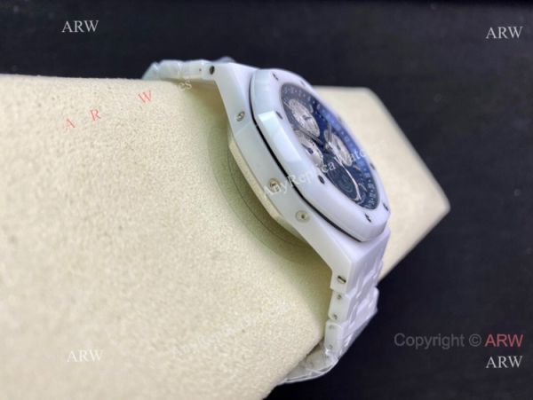 New Audemars Piguet Royal Oak Perpetual Calendar White Ceramic Copy Watch New Audemars Piguet Royal Oak Perpetual Calendar White Ceramic Copy Watch