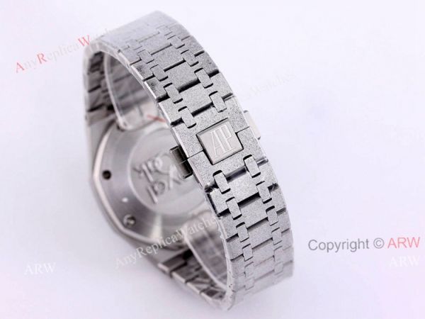 New Silver Frosted Gold Audemars Piguet Royal Oak Chronograph 41mm Copy Watch With Dimaonds Dial New Silver Frosted Gold Audemars Piguet Royal Oak Chronograph 41mm Copy Watch With Dimaonds Dial