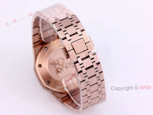 New Frosted Gold Audemars Piguet Royal Oak Rose Gold Chronograph 41mm Diamond Dial Replica Watch New Frosted Gold Audemars Piguet Royal Oak Rose Gold Chronograph 41mm Diamond Dial Replica Watch