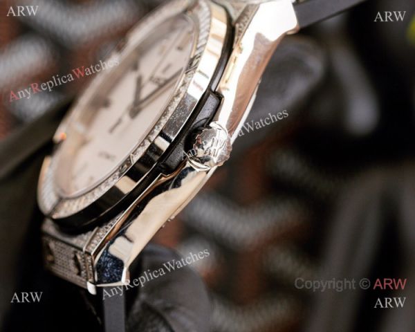 Clone Hublot Iced Out Classic Fusion Watches Grey Dial Automatic Clone Hublot Iced Out Classic Fusion Watches Grey Dial Automatic