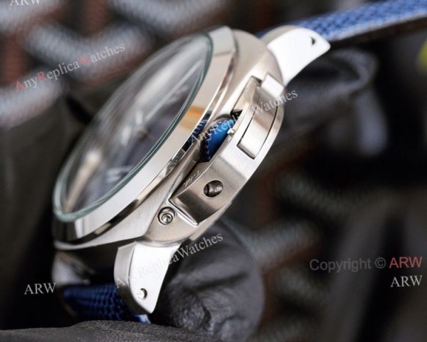 New Panerai Luminor Marina esteel Blue Dial 40mm Watch With Blue Leather Strap High Copy New Panerai Luminor Marina esteel Blue Dial 40mm Watch With Blue Leather Strap High Copy