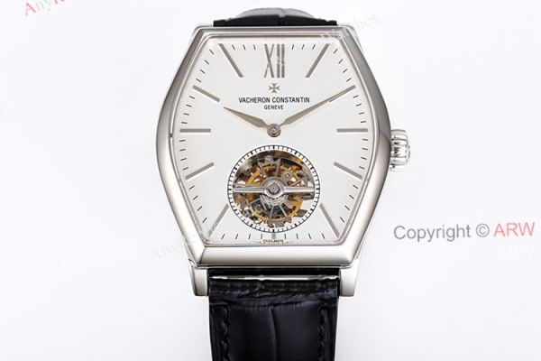 New Vacheron Constantin Malte Real Tourbillon White Face Black Leather Strap Silver Case Replica Watch New Vacheron Constantin Malte Real Tourbillon White Face Black Leather Strap Silver Case Replica Watch