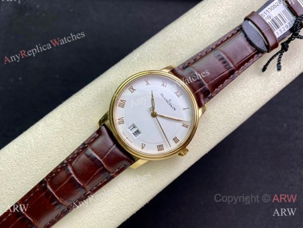 HG Factory Blancpain Villeret Grand Date 40mm 6669 Watch Gold Case HG Factory Blancpain Villeret Grand Date 40mm 6669 Watch Gold Case