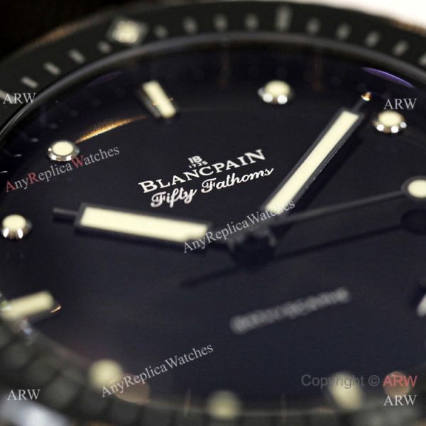 Swiss Grade Replica Blancpain Fifty Fathoms Bathyscaphe GF Factory Cal.1315 Watch All Black Swiss Grade Replica Blancpain Fifty Fathoms Bathyscaphe GF Factory Cal.1315 Watch All Black