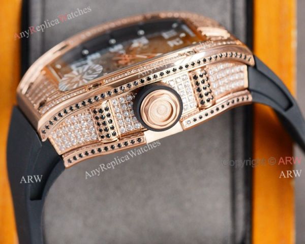 (RM Factory) High Quality Replica Richard Mille RM010 Rose Gold Diamond Watch (RM Factory) High Quality Replica Richard Mille RM010 Rose Gold Diamond Watch