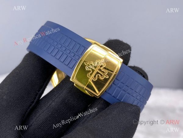 ZF Factory Patek Philippe Aquanaut 5168G Cal.324 Watch Yellow Gold and Blue ZF Factory Patek Philippe Aquanaut 5168G Cal.324 Watch Yellow Gold and Blue