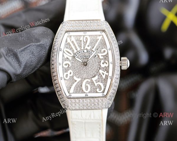 Swiss Quartz Franck Muller Vanguard Lady Watches Yellow Diamond Dial Swiss Quartz Franck Muller Vanguard Lady Watches Yellow Diamond Dial
