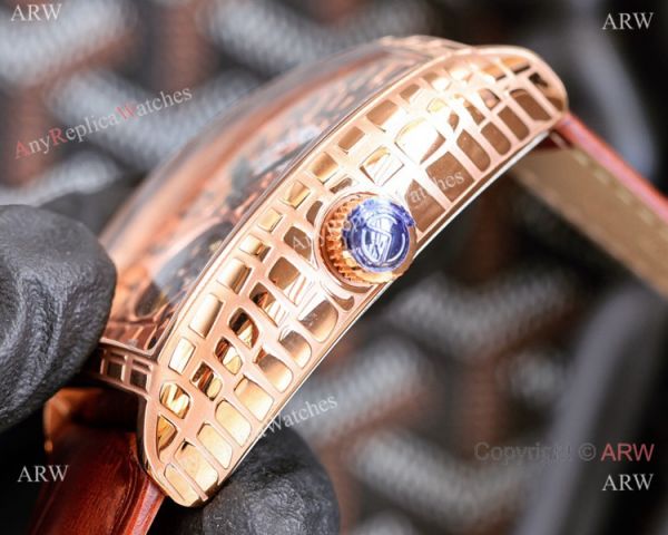 Copy Franck Muller Cintree Curvex Flying Tourbillon watch brown Leahter Strap Copy Franck Muller Cintree Curvex Flying Tourbillon watch brown Leahter Strap