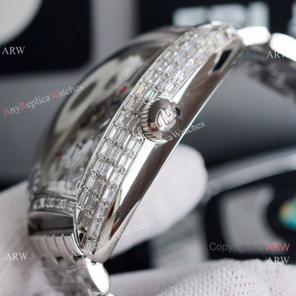 Copy Franck Muller Cintree Curvex Stainless Steel Skeleton Dial Watch 43mm Copy Franck Muller Cintree Curvex Stainless Steel Skeleton Dial Watch 43mm