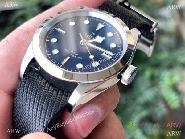 New! Swiss Replica Tudor Black Bay Cal.2824 Watch Bucherer Blue Face Nylon Strap New! Swiss Replica Tudor Black Bay Cal.2824 Watch Bucherer Blue Face Nylon Strap