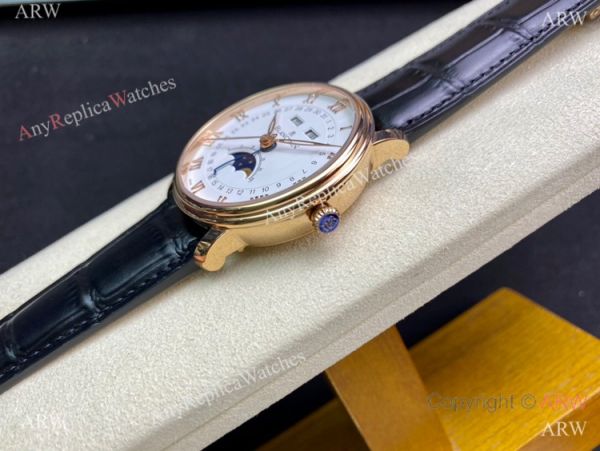 TW Factory Blancpain Villeret Cal.6654 Rose Gold Watch with Moon phase TW Factory Blancpain Villeret Cal.6654 Rose Gold Watch with Moon phase