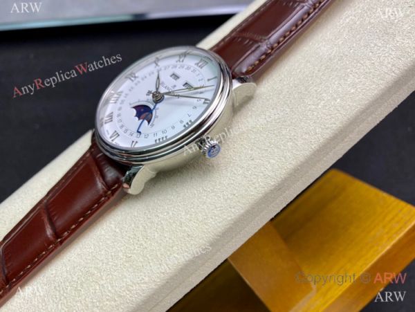 TW Factory Blancpain Villeret Cal.6654 White Face Watch with Moon phase TW Factory Blancpain Villeret Cal.6654 White Face Watch with Moon phase
