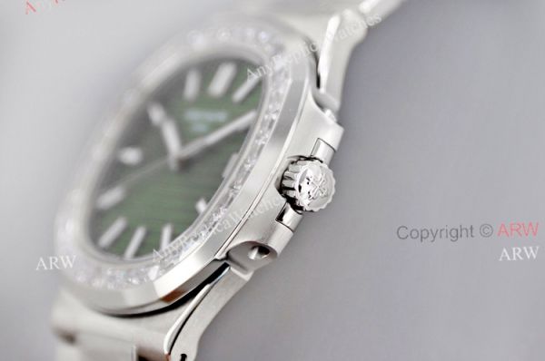 3k Factory Patek Philippe Nautilus 5711 Green Face Diamond Bezel Super Clone Watch 40mm 3k Factory Patek Philippe Nautilus 5711 Green Face Diamond Bezel Super Clone Watch 40mm