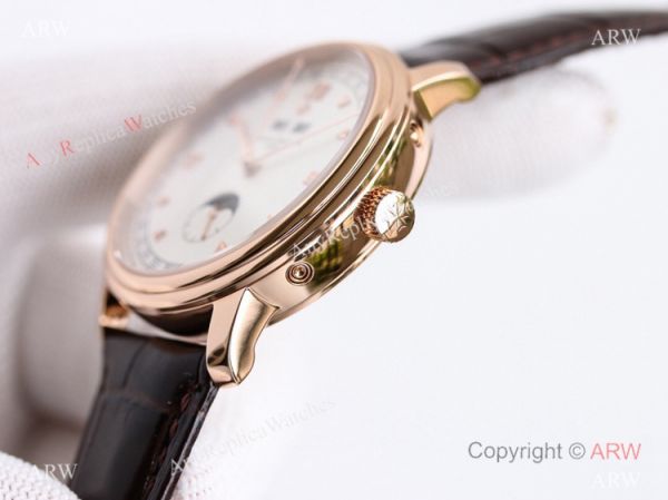 TWS Factory 1-1 Copy Vacheron Constantin Historiques Calendrier Complet 1948 40mm 3100v Watch Rose Gold White Dial TWS Factory 1-1 Copy Vacheron Constantin Historiques Calendrier Complet 1948 40mm 3100v Watch Rose Gold White Dial