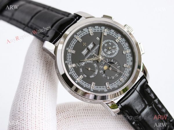 New! TW Factory Vacheron Constantin Geneve Traditionnelle Perpetual Calendar Moon Watch Ss Black Dial New! TW Factory Vacheron Constantin Geneve Traditionnelle Perpetual Calendar Moon Watch Ss Black Dial