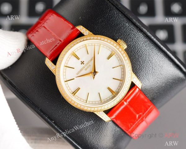 NEW! Swiss Grade Vacheron Constantin Traditionnelle Ultra Thin Women Watch 9015 Gold Diamond NEW! Swiss Grade Vacheron Constantin Traditionnelle Ultra Thin Women Watch 9015 Gold Diamond