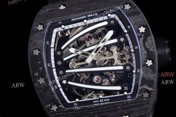 Yohan Blake Richard Mille 59-01 Black TPT Carbon Replica Watch Yohan Blake Richard Mille 59-01 Black TPT Carbon Replica Watch