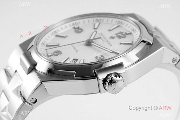 8 Factory Clone Vacheron Constantin Overseas 42mm Wrist White Dial Stainless Steel 47040 8 Factory Clone Vacheron Constantin Overseas 42mm Wrist White Dial Stainless Steel 47040